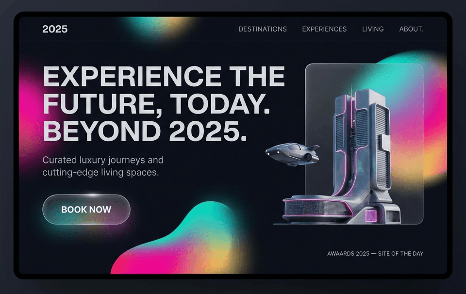 Modern website design